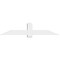 Ekena Millwork Eugene Architectural Grade PVC Gable Bracket, 72"W x 15"H x 4"D x 6"F, 5/12 Pitch GBP072X15X0406EUG00 - alternate 5